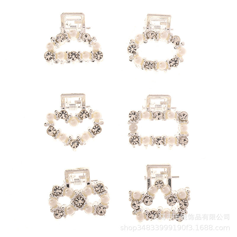 Wholesale Women's Hair Grasp All-match Simple Alloy Electroplating Grasp Clip